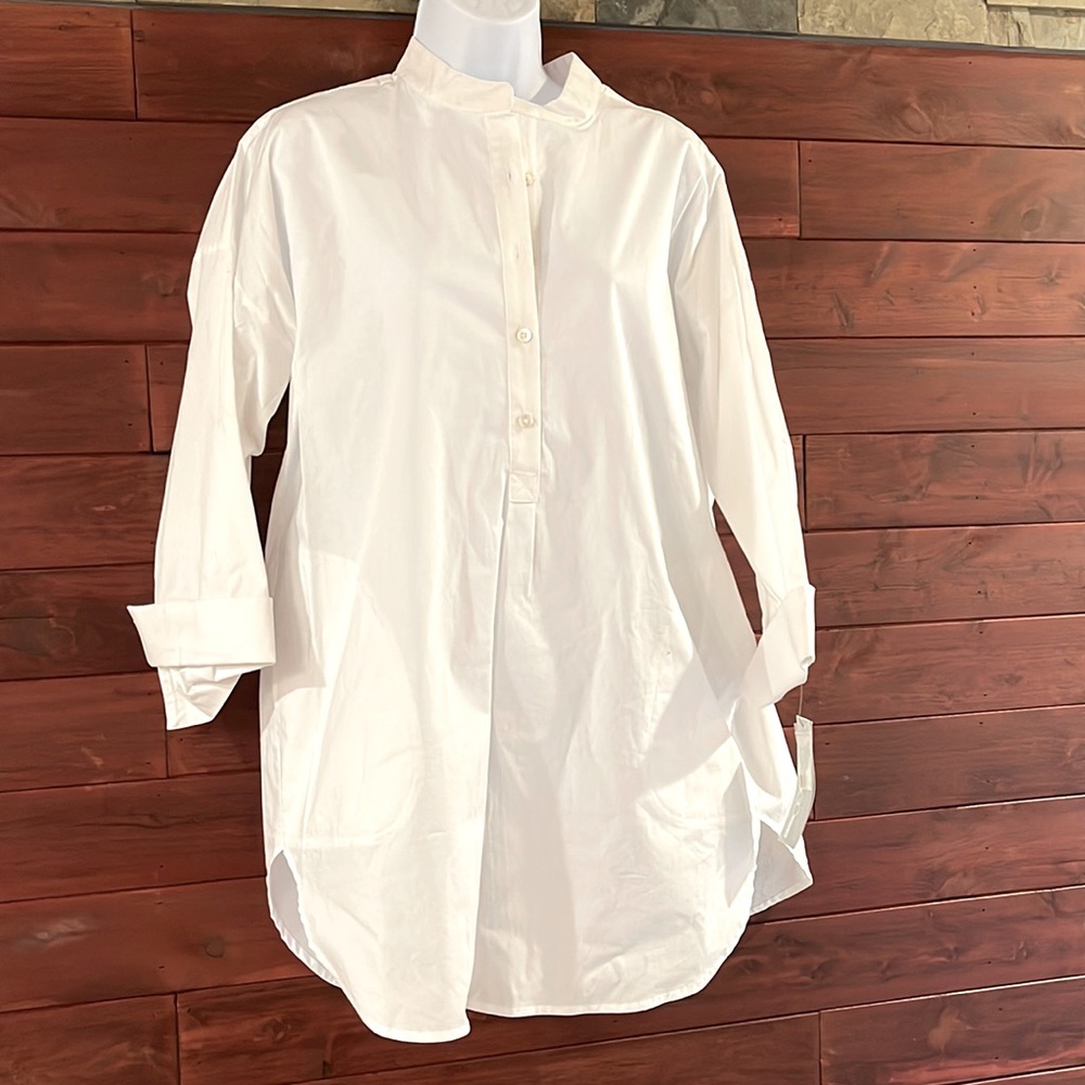 Brand new white tunic with pockets